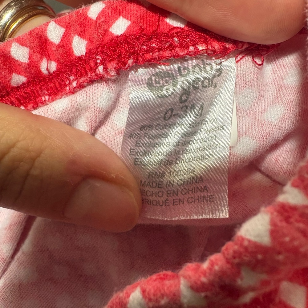 Kids Bloomers 2-Pack — Red Gingham & Beige - Picture 4 of 4